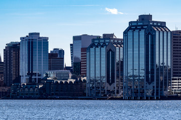 City skyline of Halifax.