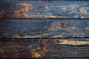 Old Dark Wooden Boards