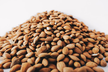 Almond nuts isolated