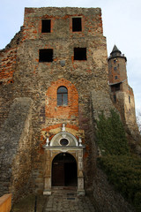 Grodno Castle in Sudetes Mountains, Lower Silesian Voivodeship, Poland