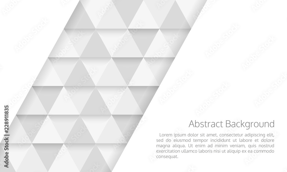 Poster abstract geometric pattern. triangular texture with space for text. triangle background. template fo