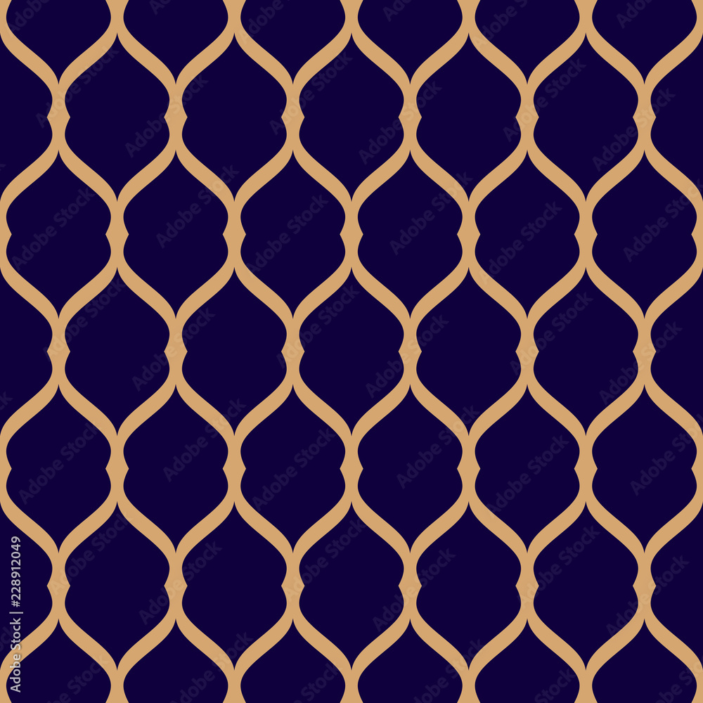 Poster luxury geometric seamless pattern. vector golden grid texture.