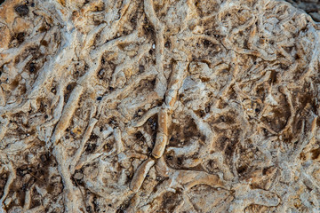 wall of large boulders
