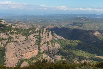 Fototapeta na wymiar Parque natural de Sant Llorenç del Munt i l'Obac