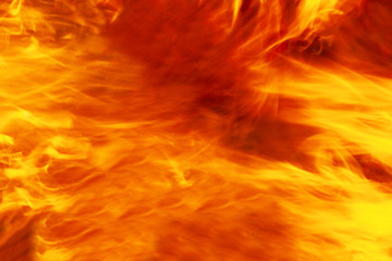 Obraz premium Firestorm of inferno fire. Fiery background