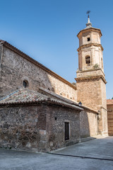 Fototapeta na wymiar Church in Libros village, Spain
