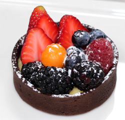 mix berry tart