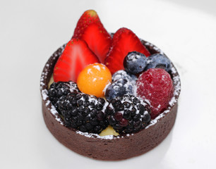 mix berry tart