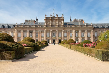 Fototapeta premium royal palace of la granja de san ildefonso