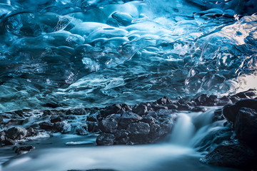 Interior of ice cave
