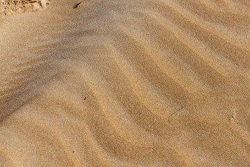 Fototapeta na wymiar sand on the beach waves