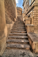 Azerbejdżan, Baku, panorama, widok, pejzaż, stolica, miasto, Azja, azjatycki, 
