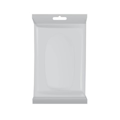 Wet wipes layout, with opening window transparent 