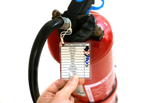 Ship or vessel fire-fighting equipment. monthly check and maintenance of fire extinguisher as per FSS code