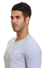 Obraz premium Studio portrait of young handsome Persian man
