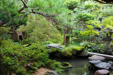 Fototapeta na wymiar Japanese Samurai Garden