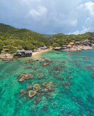 panoramic view of the island