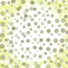 Abstract grey dot and leaf background pattern