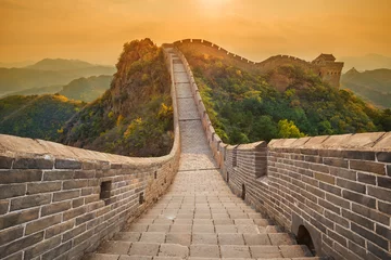  De prachtige grote muur van China - Jinshanling-sectie bij Peking © wusuowei