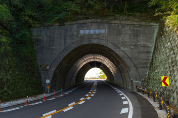 Fototapeta na wymiar 屋島スカイウェイ　トンネル東側(香川県高松市)
