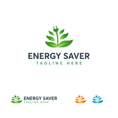 Energy Saver logo designs concept vector, Electricity logo designs