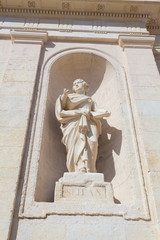 Statue in the church of Richelieu, Indre-et-Loire, Centre-Val de Loire, France