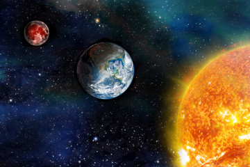 Space, meteorites, fantasy.