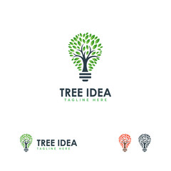 Tree Idea logo designs concept vector, Nature Inspiration logo template