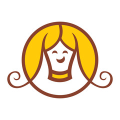 Beauty salon abstract sign