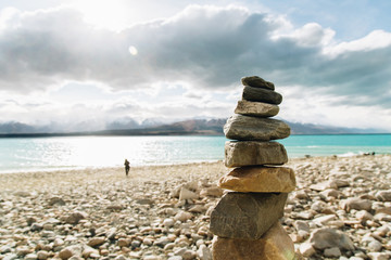 Zen rocks on the gold coast