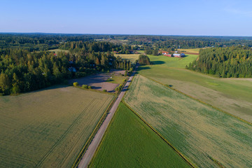 Rural landscape of southern Finland