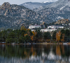 The Infamous Stanley Hotel on a Fall Morning Estes Park-Colorado