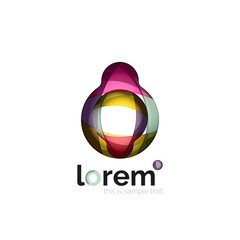 Logo, abstract geometric icon