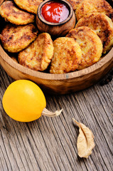 Home pumpkin cutlets