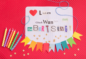 Herzlichen Glückwunsch zum Geburtstag