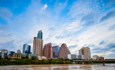 Fototapeta na wymiar Austin Texas Skyline