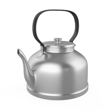 Stovetop Whistling Kettle Isolated