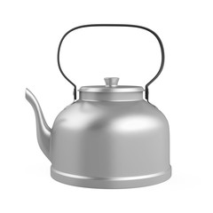 Stovetop Whistling Kettle Isolated