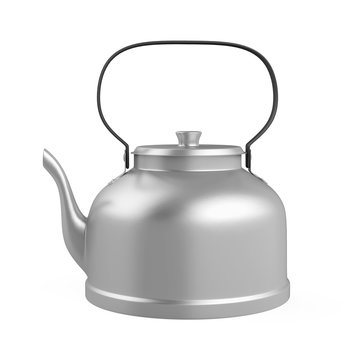 Stovetop Whistling Kettle Isolated