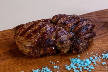 Grilled beef steak