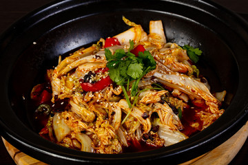 Fried chinese cabbage