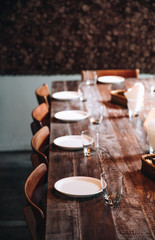 Table is ready/silverware/plate