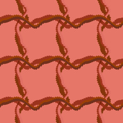 Seamless background pattern with a variety of multicolored lines.