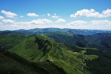 sur la route du volcan