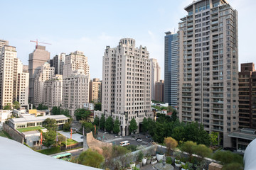 Obraz premium TAIPEI,TAICHUNG - MAY 30,2018 :curve of building at taichung national museum