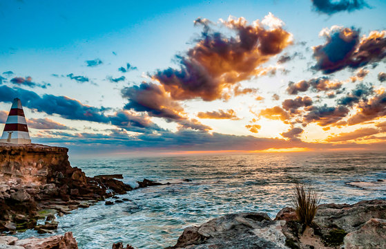 Sunset over the ocean Robe, South Australia