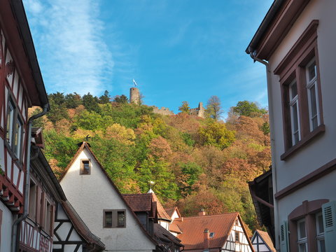 Gerberbachviertel und Burg Windeck
