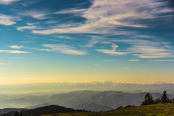 View from Shockl mountain in Graz. Tourist spot in Graz
