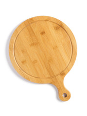 wooden pizza or bread cutting board