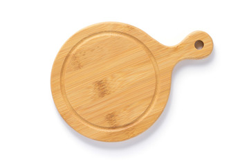 wooden pizza or bread cutting board